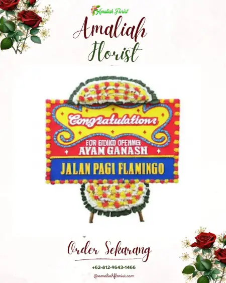 Sewa Papan Bunga Baso